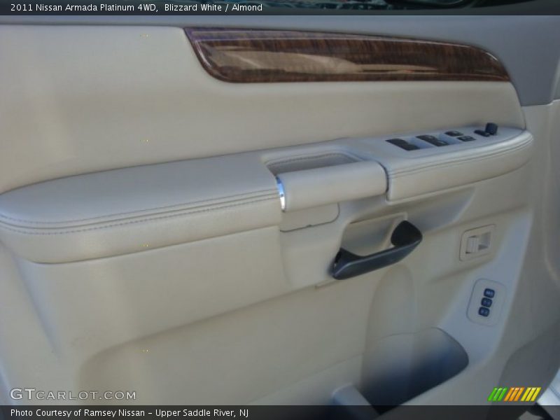Blizzard White / Almond 2011 Nissan Armada Platinum 4WD