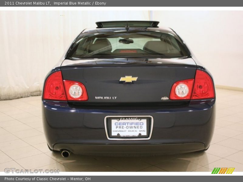Imperial Blue Metallic / Ebony 2011 Chevrolet Malibu LT