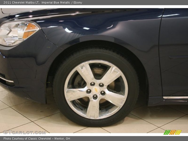 Imperial Blue Metallic / Ebony 2011 Chevrolet Malibu LT