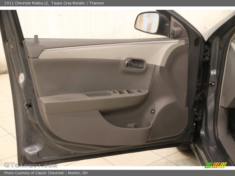 Taupe Gray Metallic / Titanium 2011 Chevrolet Malibu LS