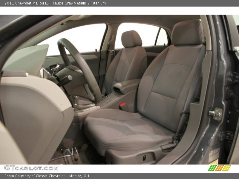 Taupe Gray Metallic / Titanium 2011 Chevrolet Malibu LS