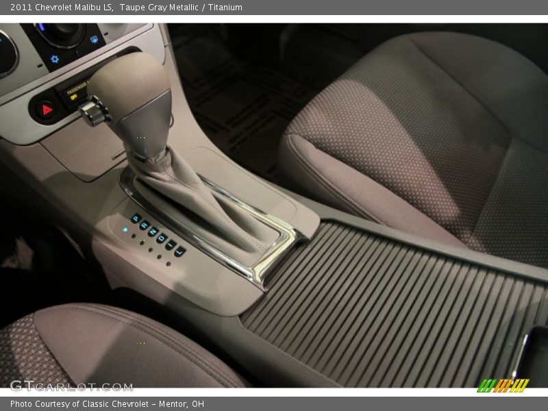 Taupe Gray Metallic / Titanium 2011 Chevrolet Malibu LS
