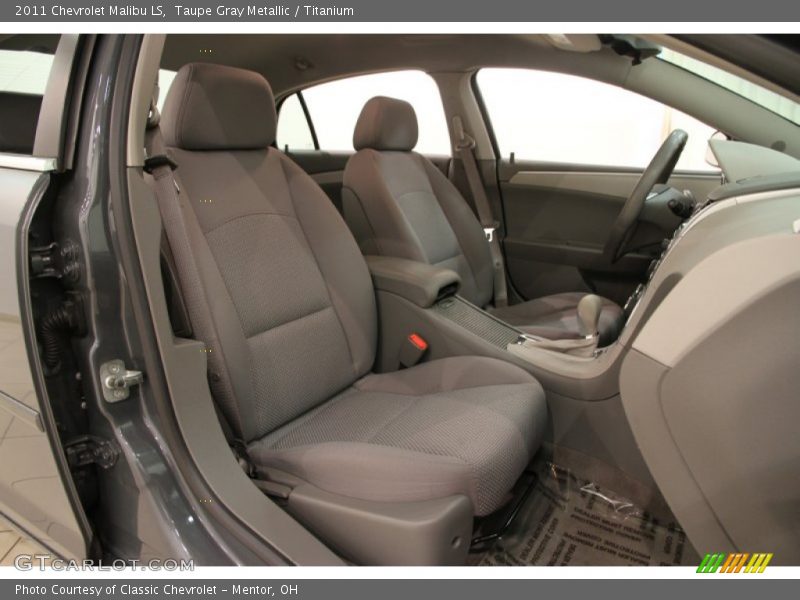 Taupe Gray Metallic / Titanium 2011 Chevrolet Malibu LS
