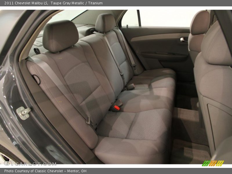 Taupe Gray Metallic / Titanium 2011 Chevrolet Malibu LS
