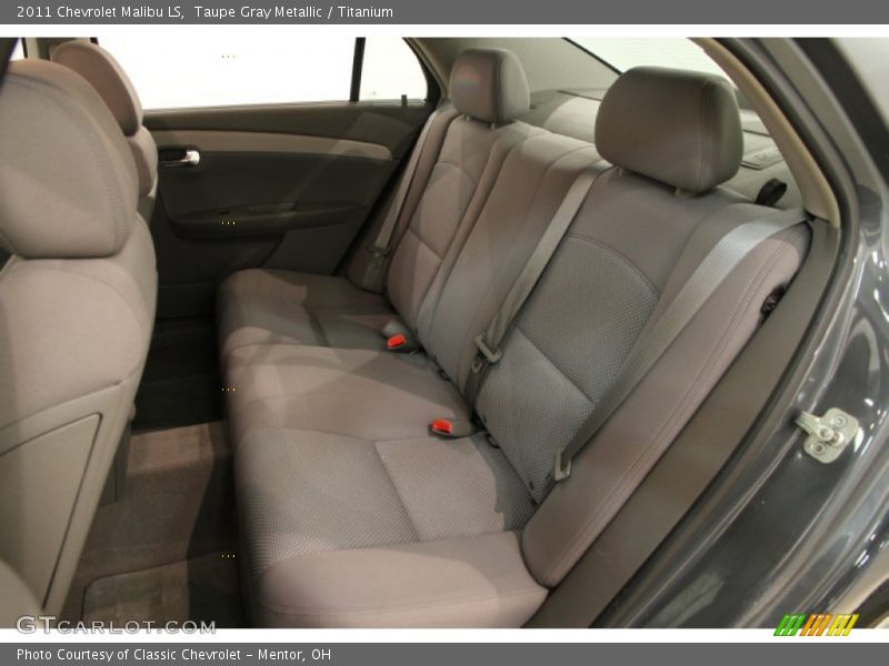 Taupe Gray Metallic / Titanium 2011 Chevrolet Malibu LS