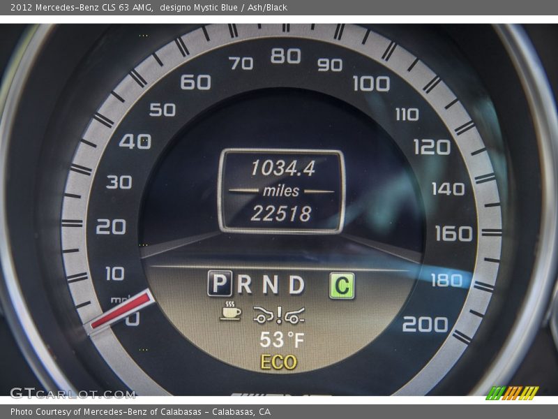 designo Mystic Blue / Ash/Black 2012 Mercedes-Benz CLS 63 AMG
