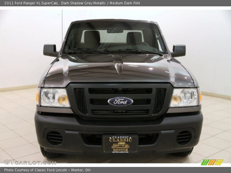 Dark Shadow Grey Metallic / Medium Dark Flint 2011 Ford Ranger XL SuperCab