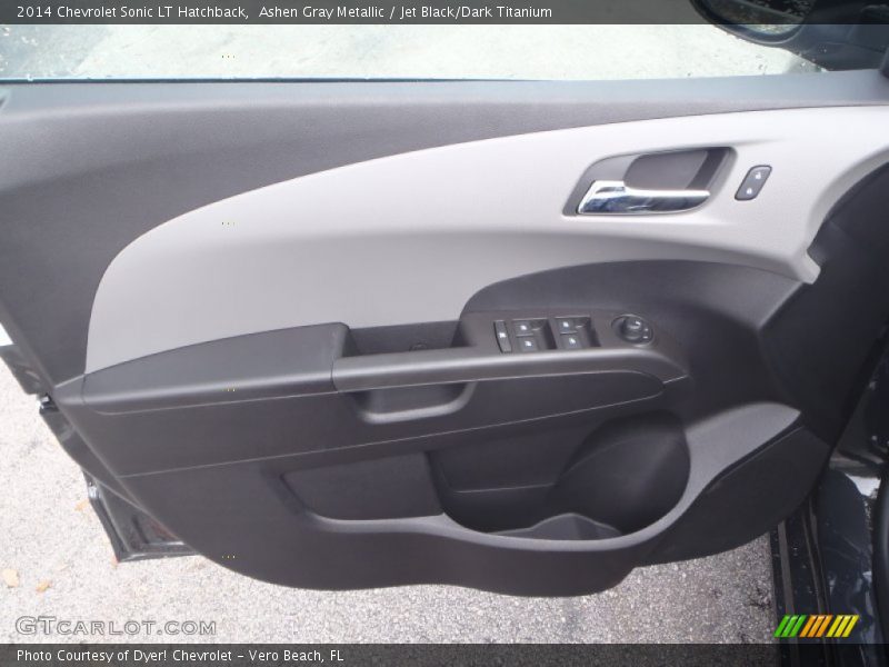 Ashen Gray Metallic / Jet Black/Dark Titanium 2014 Chevrolet Sonic LT Hatchback