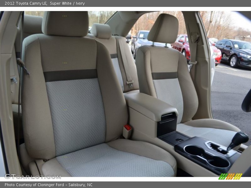 Super White / Ivory 2012 Toyota Camry LE