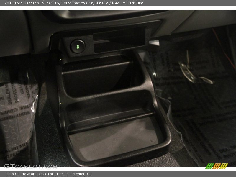 Dark Shadow Grey Metallic / Medium Dark Flint 2011 Ford Ranger XL SuperCab
