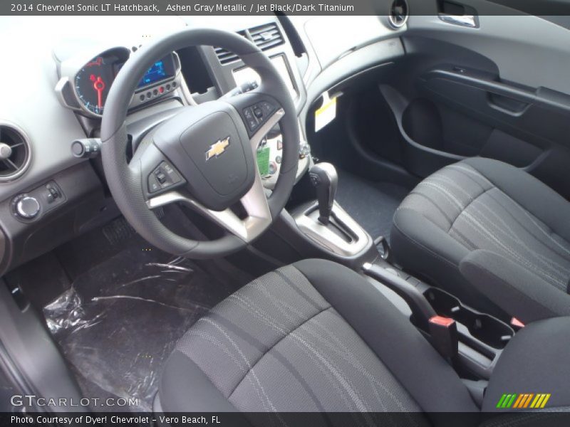 Jet Black/Dark Titanium Interior - 2014 Sonic LT Hatchback 