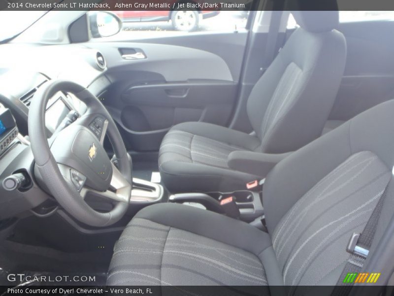 Ashen Gray Metallic / Jet Black/Dark Titanium 2014 Chevrolet Sonic LT Hatchback