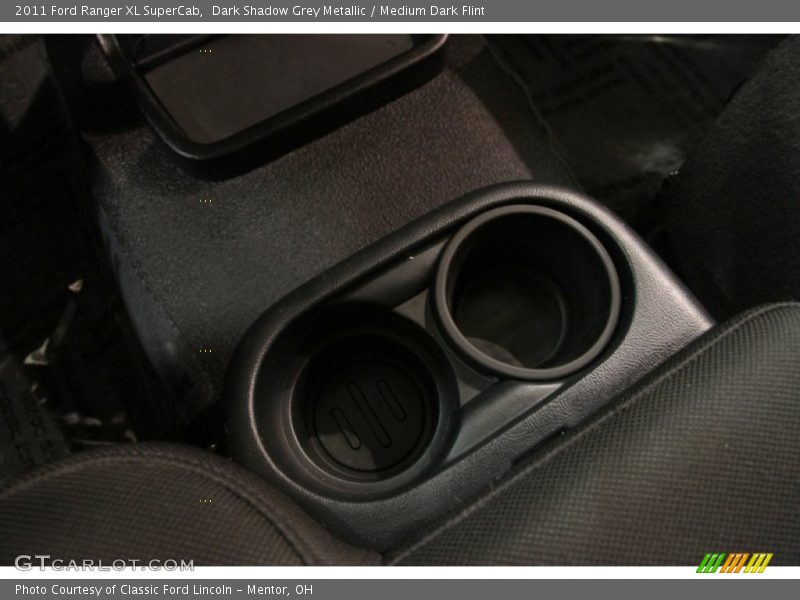 Dark Shadow Grey Metallic / Medium Dark Flint 2011 Ford Ranger XL SuperCab