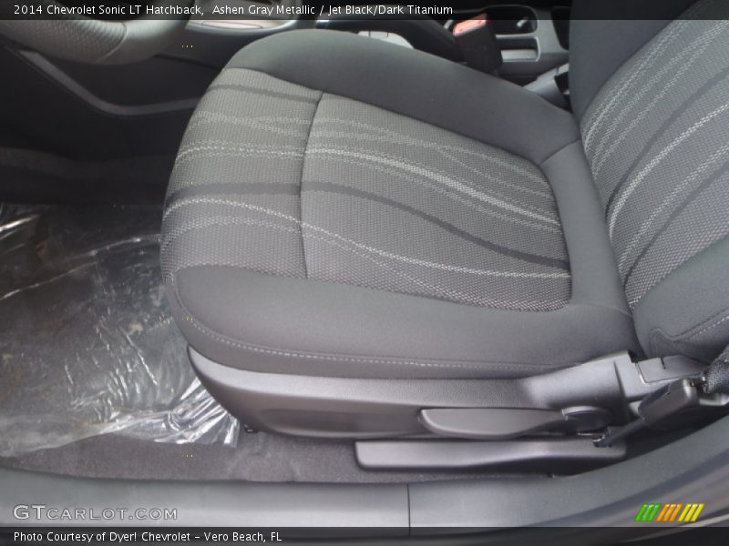 Ashen Gray Metallic / Jet Black/Dark Titanium 2014 Chevrolet Sonic LT Hatchback