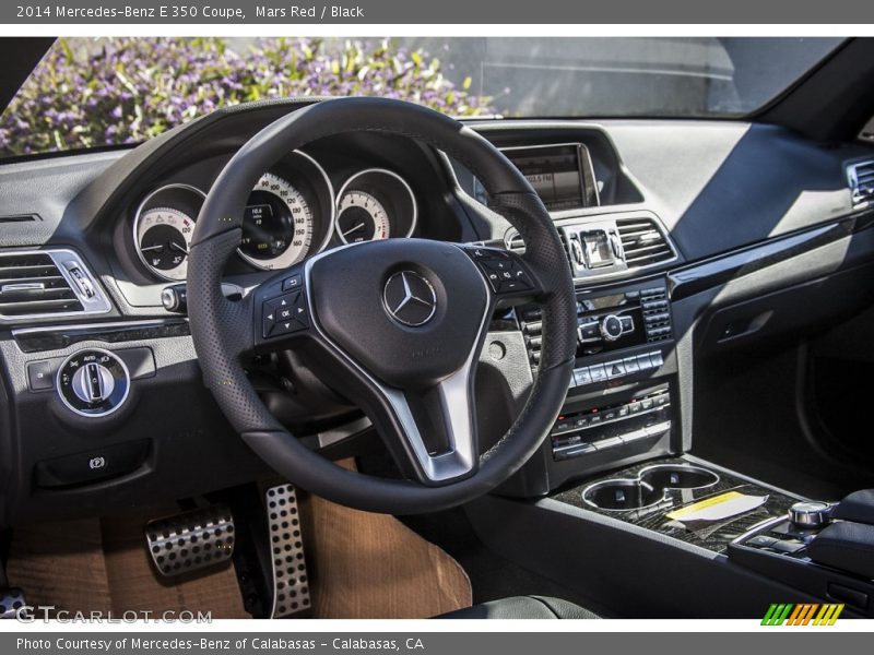 Mars Red / Black 2014 Mercedes-Benz E 350 Coupe