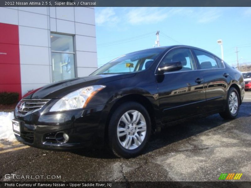 Super Black / Charcoal 2012 Nissan Altima 2.5 S