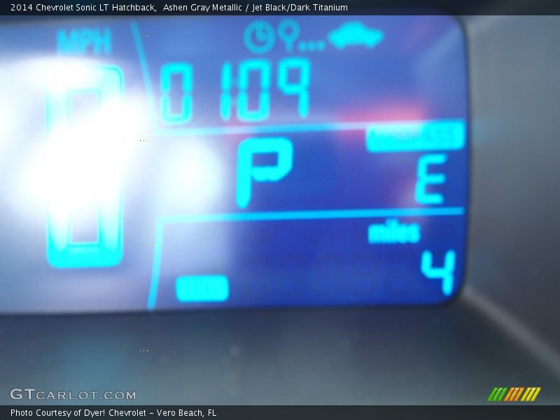 Ashen Gray Metallic / Jet Black/Dark Titanium 2014 Chevrolet Sonic LT Hatchback