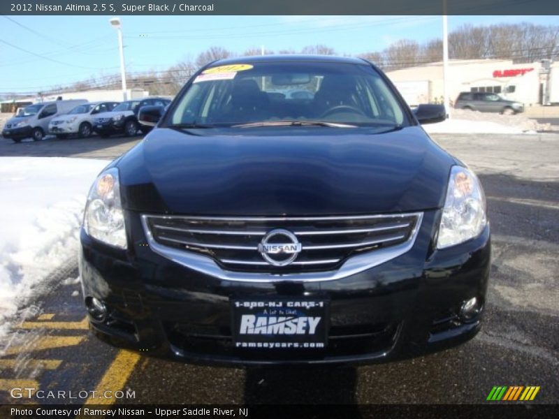 Super Black / Charcoal 2012 Nissan Altima 2.5 S