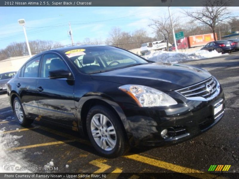 Super Black / Charcoal 2012 Nissan Altima 2.5 S