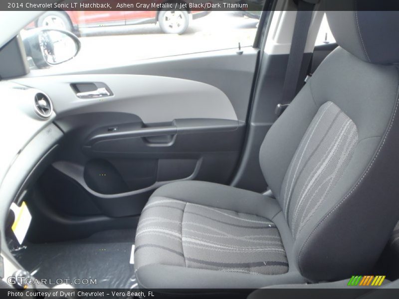 Ashen Gray Metallic / Jet Black/Dark Titanium 2014 Chevrolet Sonic LT Hatchback