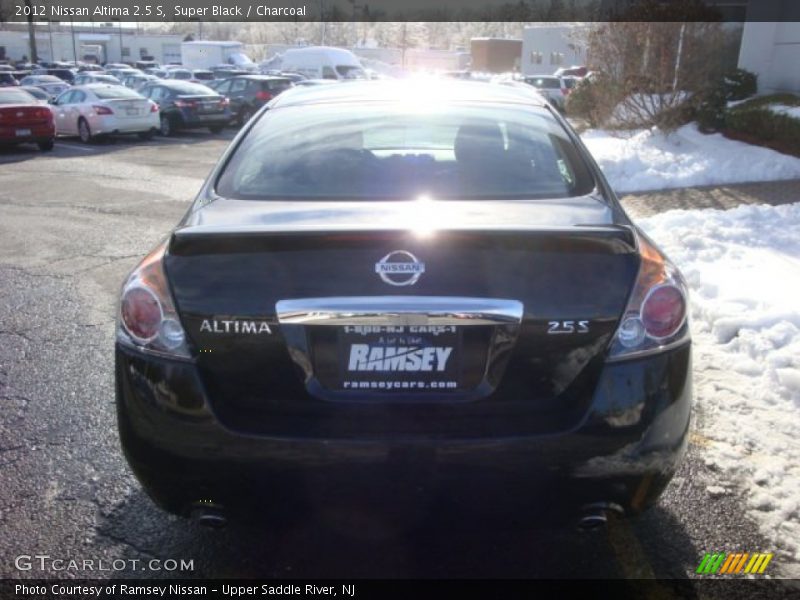 Super Black / Charcoal 2012 Nissan Altima 2.5 S