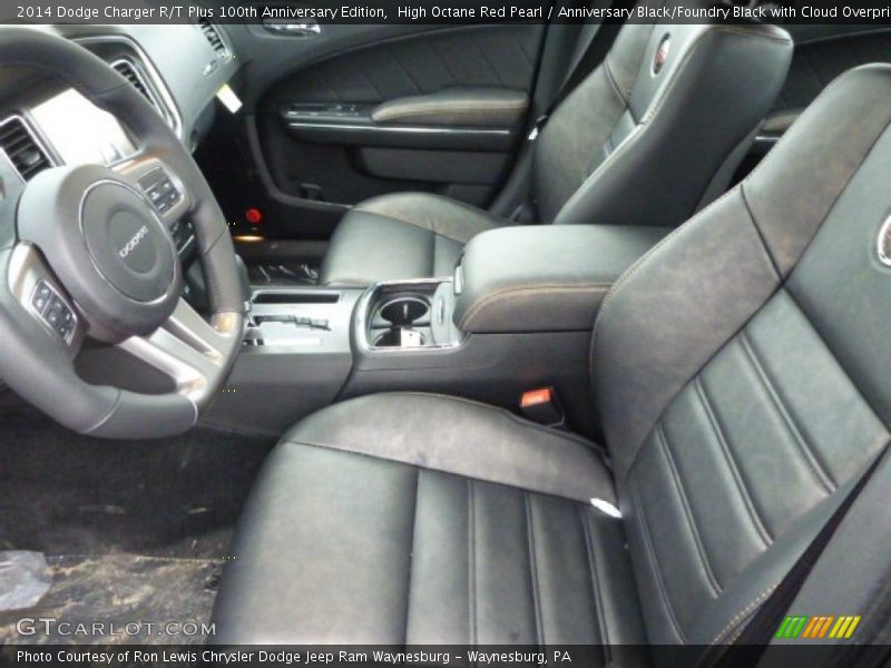 Front Seat of 2014 Charger R/T Plus 100th Anniversary Edition