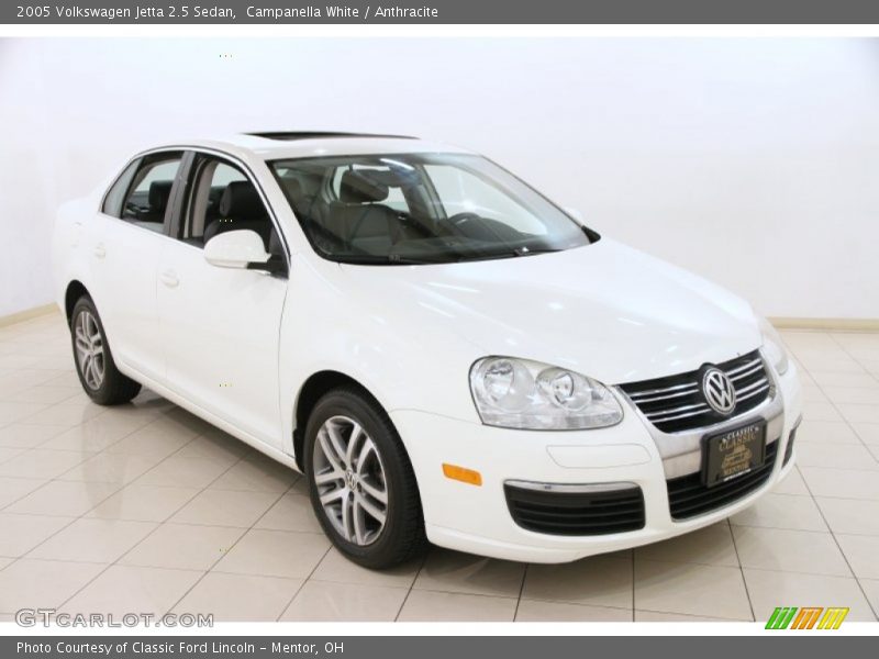 Campanella White / Anthracite 2005 Volkswagen Jetta 2.5 Sedan