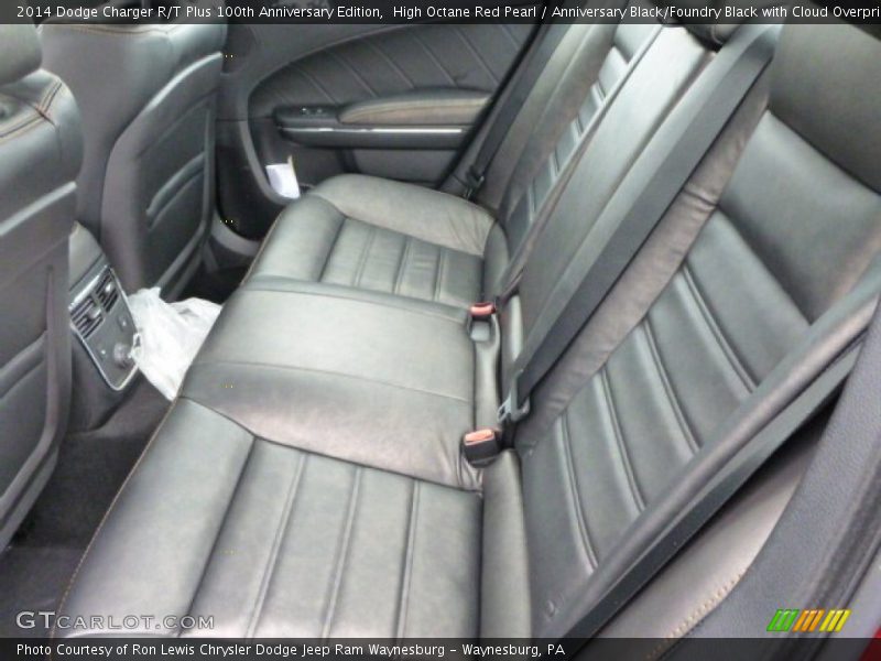 Rear Seat of 2014 Charger R/T Plus 100th Anniversary Edition