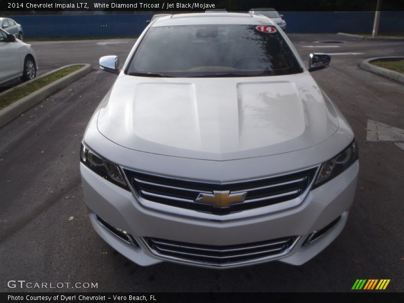 White Diamond Tricoat / Jet Black/Mojave 2014 Chevrolet Impala LTZ