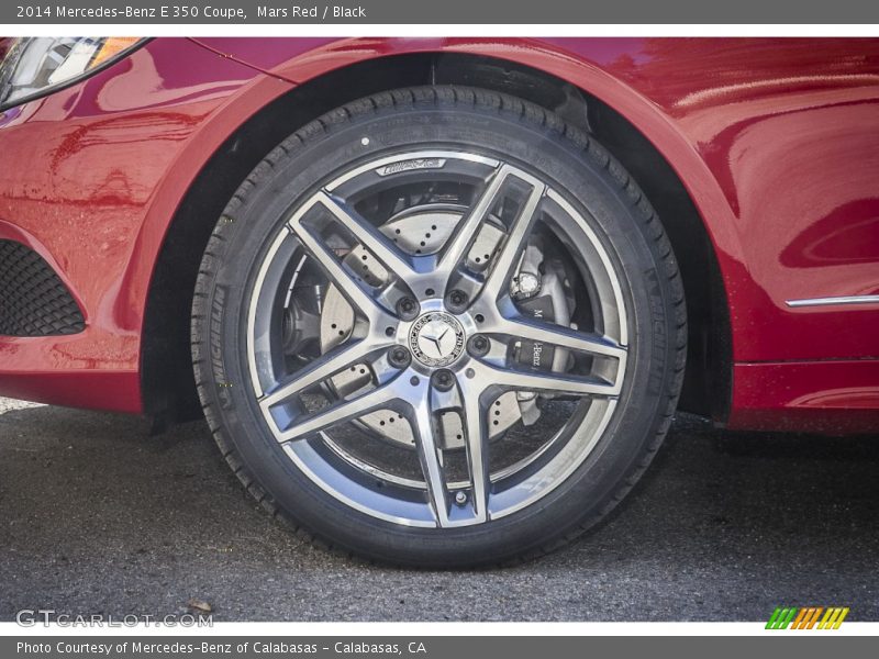 Mars Red / Black 2014 Mercedes-Benz E 350 Coupe