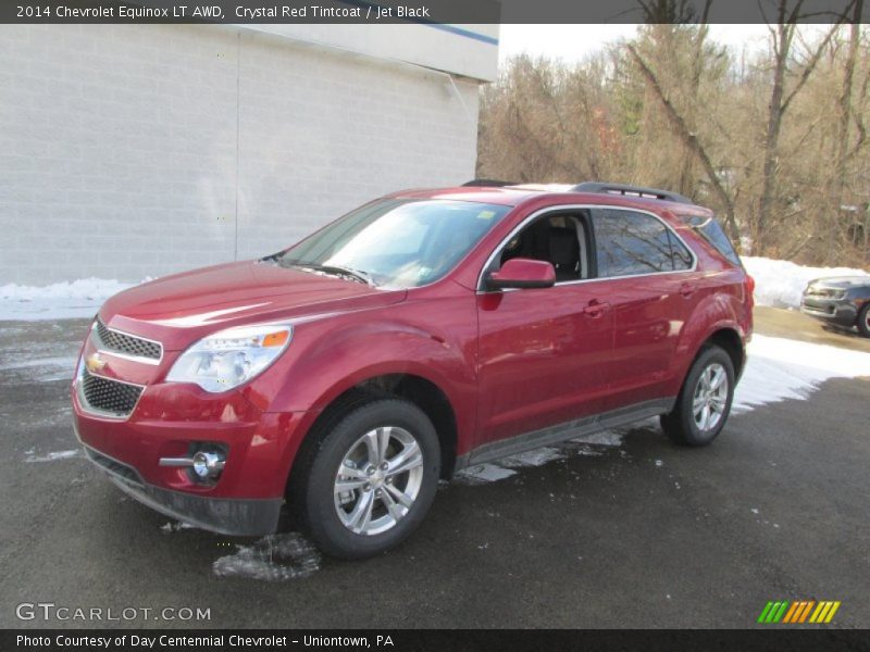 Crystal Red Tintcoat / Jet Black 2014 Chevrolet Equinox LT AWD