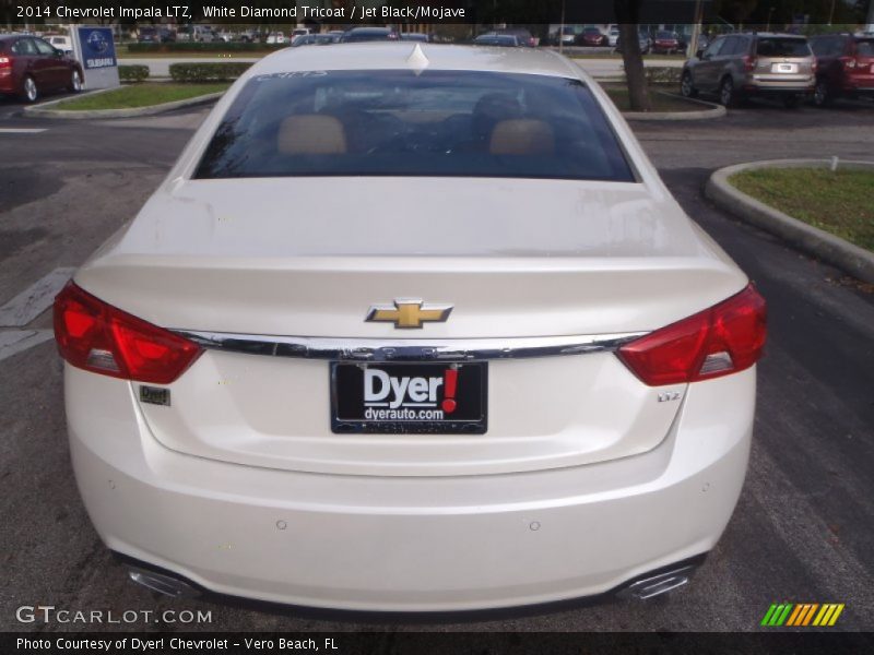 White Diamond Tricoat / Jet Black/Mojave 2014 Chevrolet Impala LTZ