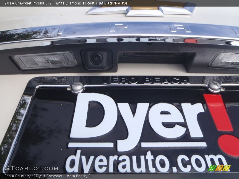 White Diamond Tricoat / Jet Black/Mojave 2014 Chevrolet Impala LTZ