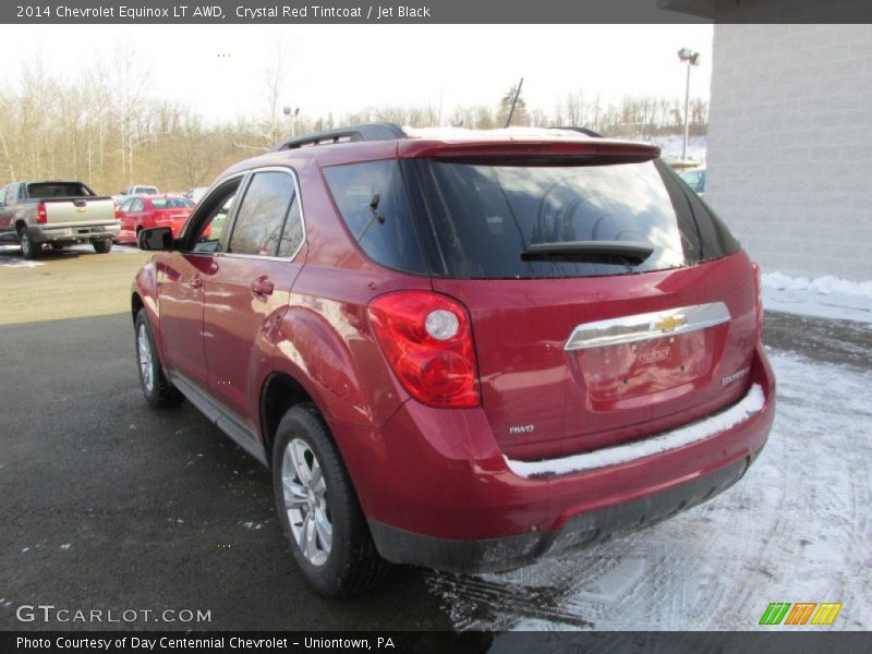 Crystal Red Tintcoat / Jet Black 2014 Chevrolet Equinox LT AWD