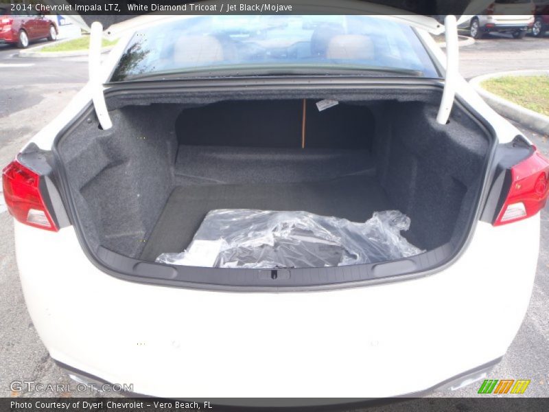 White Diamond Tricoat / Jet Black/Mojave 2014 Chevrolet Impala LTZ