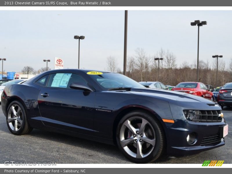 Blue Ray Metallic / Black 2013 Chevrolet Camaro SS/RS Coupe