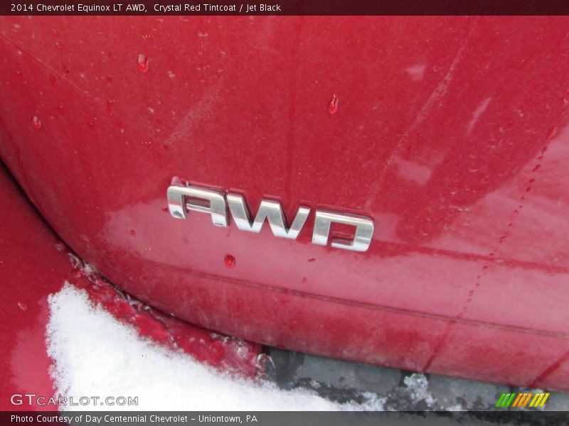 Crystal Red Tintcoat / Jet Black 2014 Chevrolet Equinox LT AWD