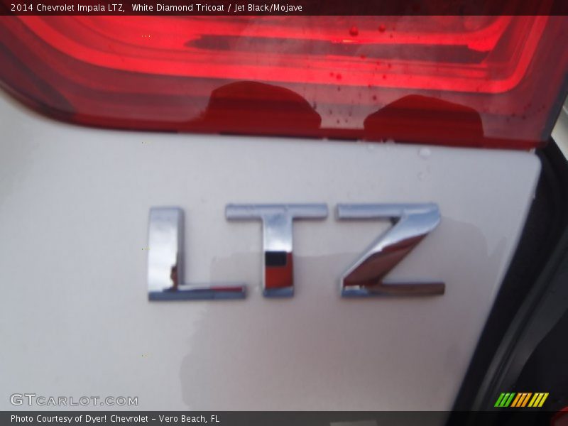 White Diamond Tricoat / Jet Black/Mojave 2014 Chevrolet Impala LTZ