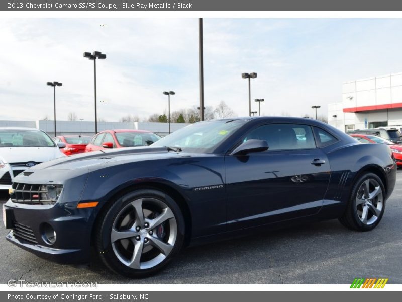 Blue Ray Metallic / Black 2013 Chevrolet Camaro SS/RS Coupe