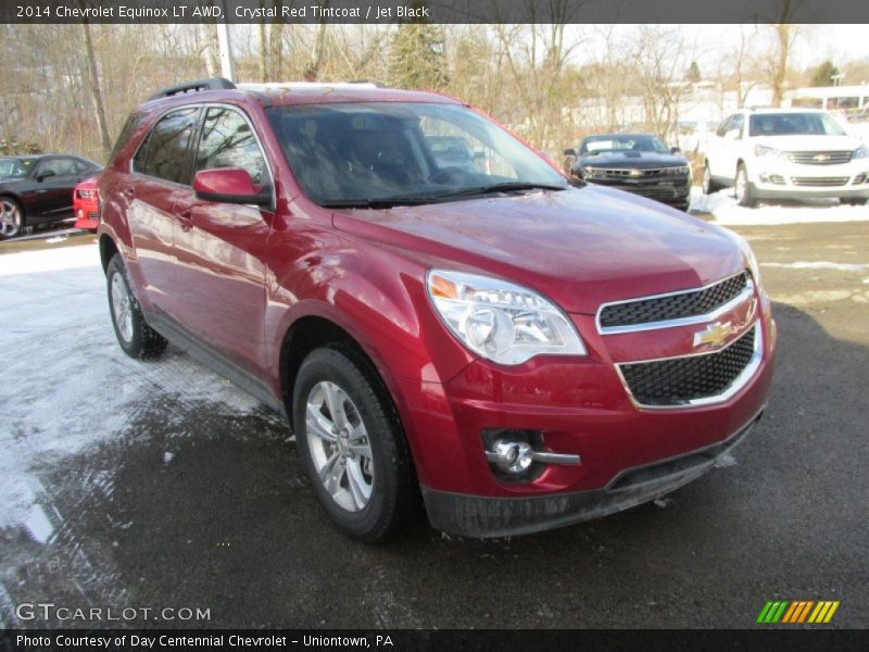 Crystal Red Tintcoat / Jet Black 2014 Chevrolet Equinox LT AWD