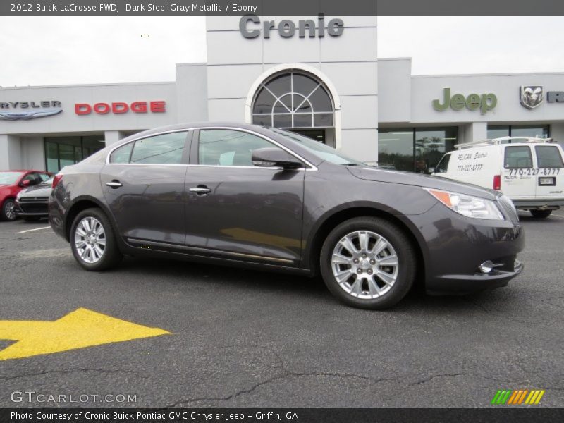 Dark Steel Gray Metallic / Ebony 2012 Buick LaCrosse FWD
