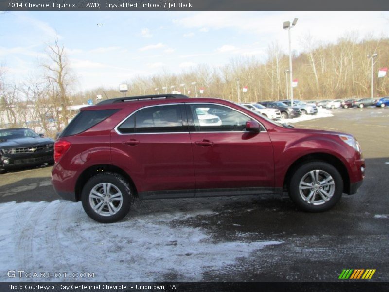 Crystal Red Tintcoat / Jet Black 2014 Chevrolet Equinox LT AWD