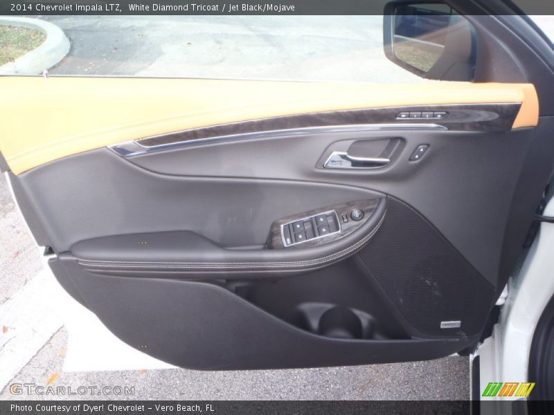 White Diamond Tricoat / Jet Black/Mojave 2014 Chevrolet Impala LTZ