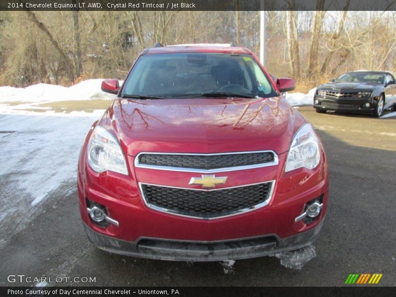 Crystal Red Tintcoat / Jet Black 2014 Chevrolet Equinox LT AWD