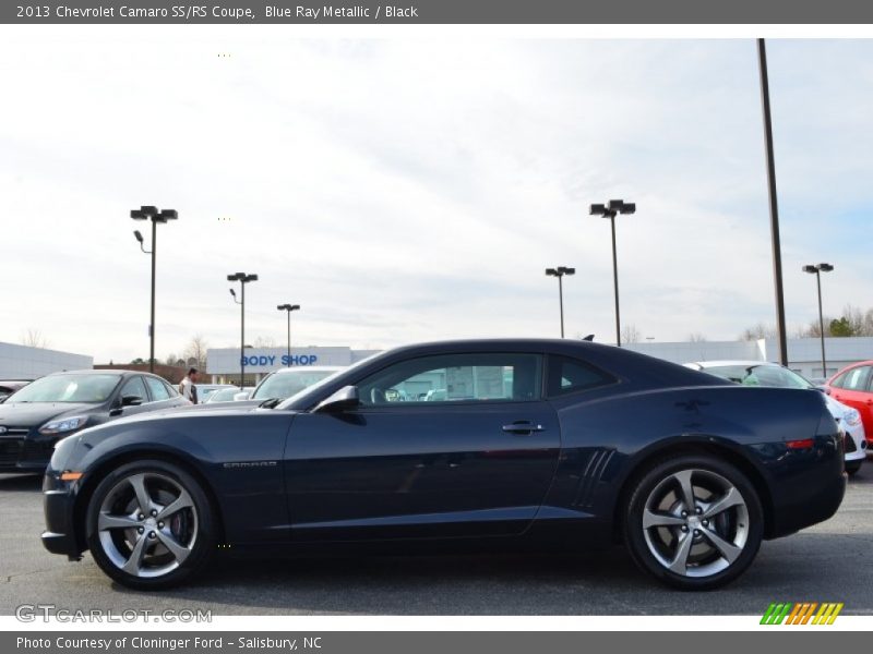 Blue Ray Metallic / Black 2013 Chevrolet Camaro SS/RS Coupe