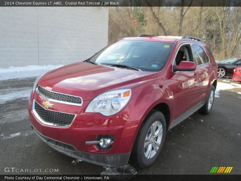 Crystal Red Tintcoat / Jet Black 2014 Chevrolet Equinox LT AWD