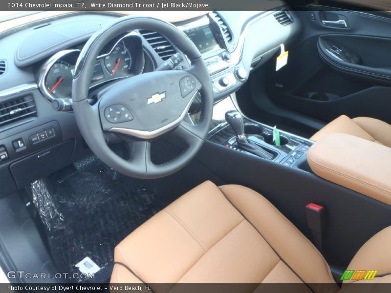 White Diamond Tricoat / Jet Black/Mojave 2014 Chevrolet Impala LTZ