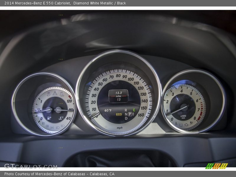  2014 E 550 Cabriolet 550 Cabriolet Gauges