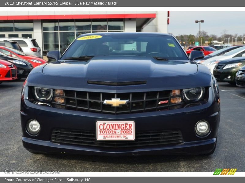 Blue Ray Metallic / Black 2013 Chevrolet Camaro SS/RS Coupe