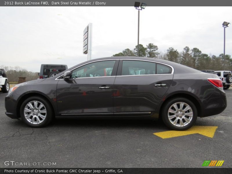 Dark Steel Gray Metallic / Ebony 2012 Buick LaCrosse FWD